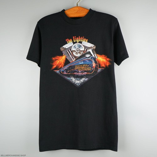 Shirt harley anni ottanta - t-shirt,