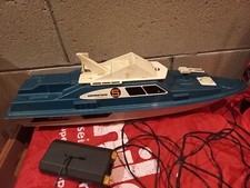 Nave Barca Monteleone Cormorano Police Rc Boat Vintage No Nikko Tyco Taiyo Vela