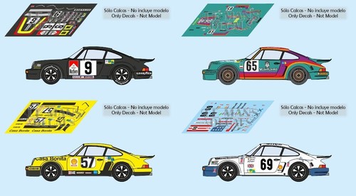 Decals porsche 911 carrera - 911, rsr