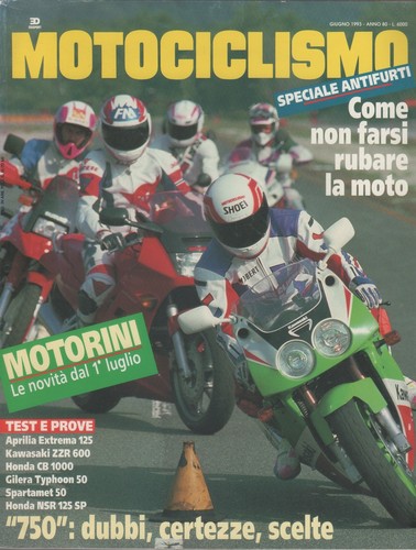Motociclismo giugno1993 - motociclismo.,