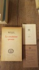 simone weil la condizione operaia edizioni di comunità 1952 prima edizione