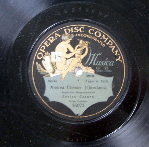 Enrico caruso 78rpm andrea - enrico,