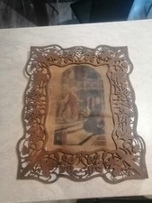 Cornice In Legno Traforato Liberty