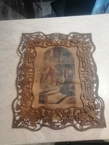 Cornice legno traforato - cornice,