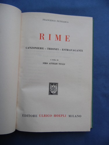 Petrarca rime canzoniere - petrarca,
