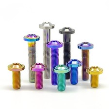 10pz Bullone Titanio M6x10 15