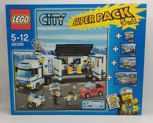 Lego 66389 city polizia super - lego,
