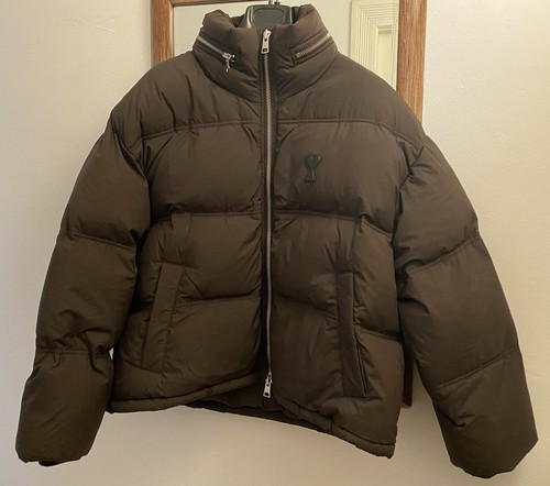 Piumino ami paris marrone - piumino,