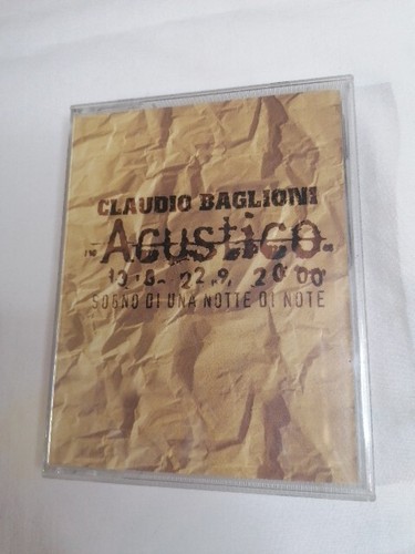 Claudio baglioni acustico - claudio,