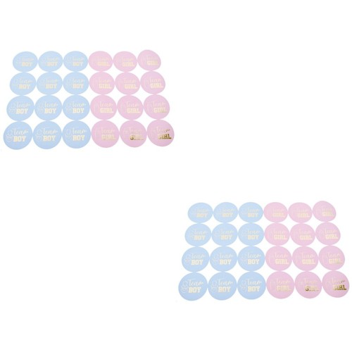 144 pezzi adesivi rivelazione - ,