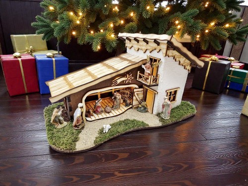 Presepe legno - presepe, di