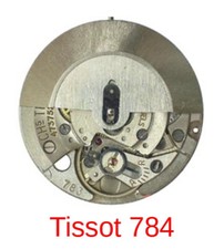 Tissot Visodate/Sideral cal. 783 784 784/2 Moviments Part