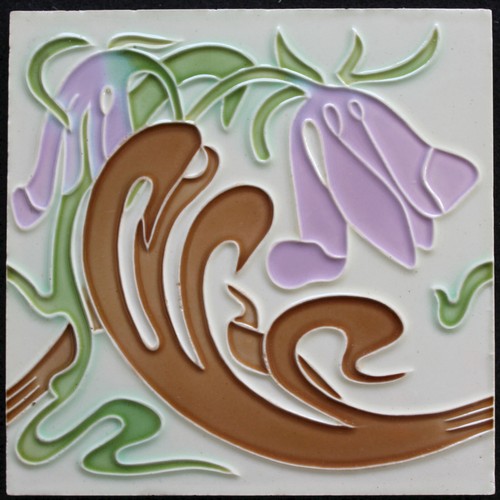 Piastrella art nouveau - piastrella,