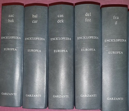 Enciclopedia europea garzanti - enciclopedia,