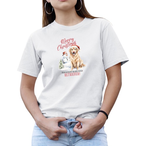 Red nose retriever xmas - red,