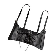 Cintura da donna Sottoseno Corsetto Cincher Snap Buckle Steampunk Waistband