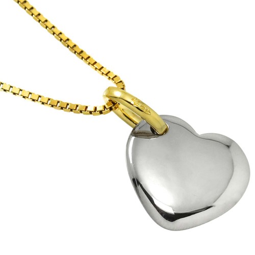 Collana cuore pomellato - cuore,