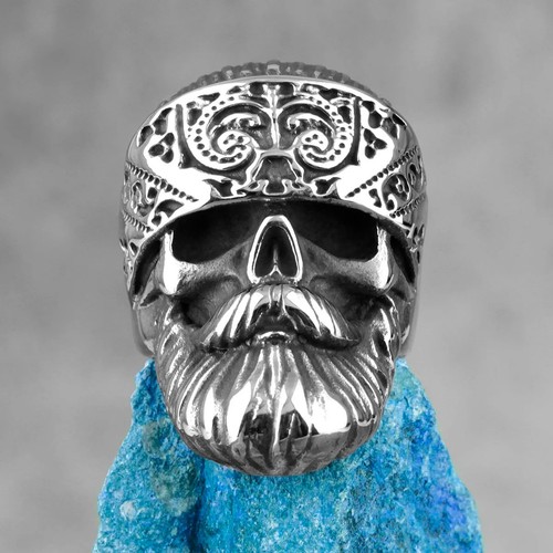 Anello acciaio argento - , hippie