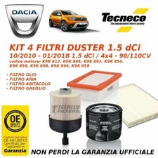 KIT TAGLIANDO 4 FILTRI PER