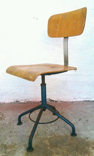 Eccezionale sgabello metallico - sgabello,