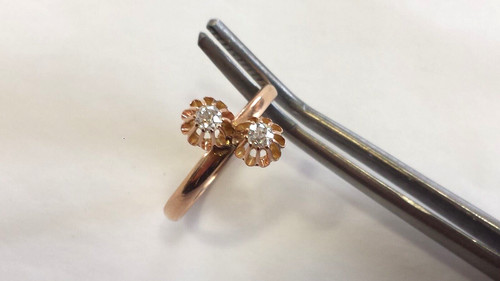 Anello antico oro 585 - anello,