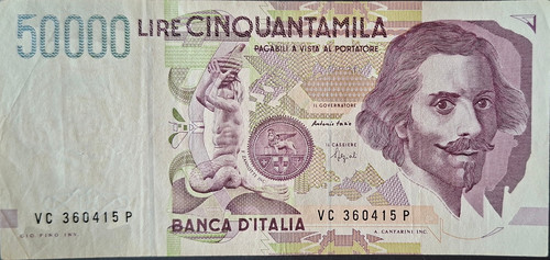Italia banconota 50000 au - italia.,