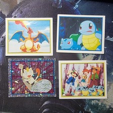 FIGURINA POKEMON SERIE 2 CHARIZARD STICKER #123 +carte In Foto Leggi Sotto
