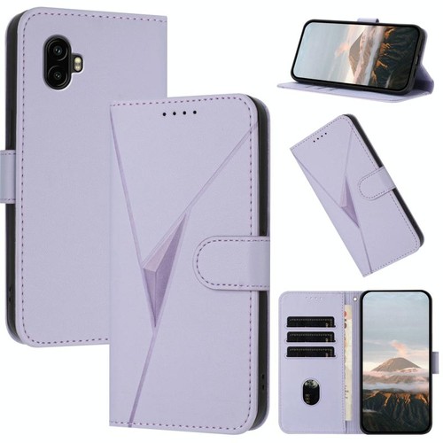 Custodia pelle viola chiaro - in,