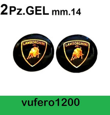 2 adesivi LAMBORGHINI 14. mm