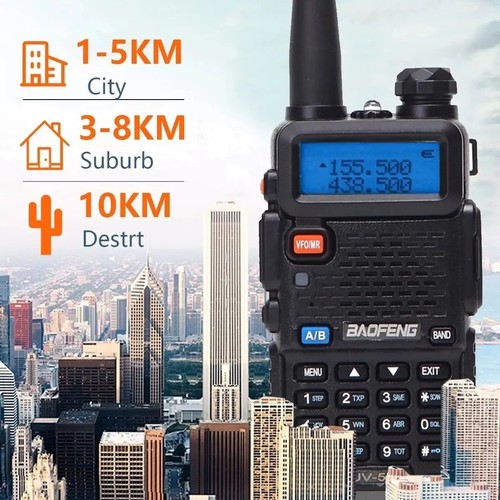 Ricetrasmittente 8w vhf - uv-5r,