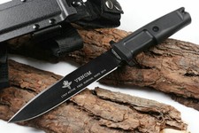 Coltello 12'' Nuovo Manico ABS 5MM Lama Pugnale Sopravvivenza Bowie Caccia Tattica VTH101