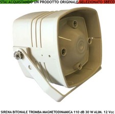 Sirena 12 Vcc Tromba 30 W