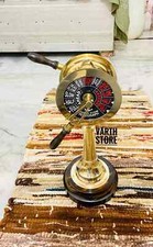 Telegrafo sala macchine nave ottone vintage lucido 20" decorazione casa da co...