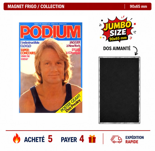 Magnet frigo claude francois - frigo,
