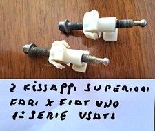 X Fiat Uno 1°  Coppia di fissaggi/ regolatori per fari anteriori usati  ottimi