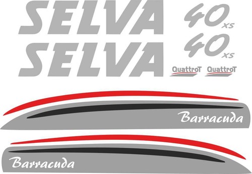 Adesivi selva barracuda - adesivi, xs