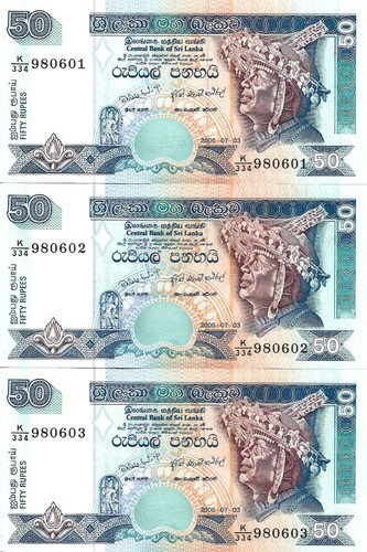 Sri lanka rupees 2006 - 3x,