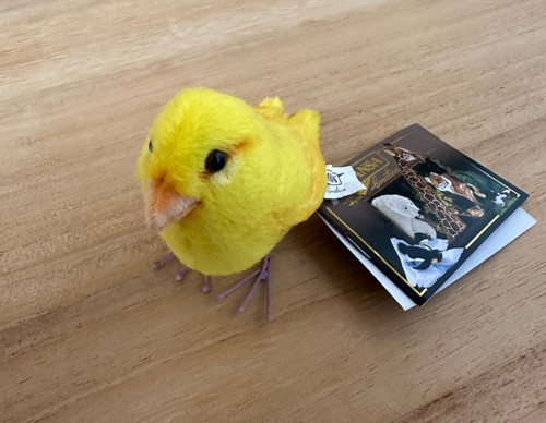 Peluche uccellino canarino