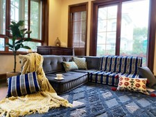 Divano Mah Jong trapuntato