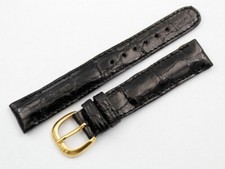 Accessori Orologi Sector Nero 17/15 mm Semi Imbottito Elegante Hand Made