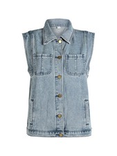 vale denim Gilet in jeans da