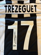 Maglia autentica firmata David Trezeguet Juventus Lotta Beckett