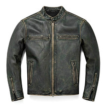 Giacca uomo Cafe Racer vera