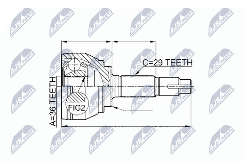 Nty kit giunti albero - nty,