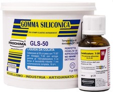 gomma siliconica GLS-50 PROCHIMA per stampi bi-componente A+B 500gr da colata