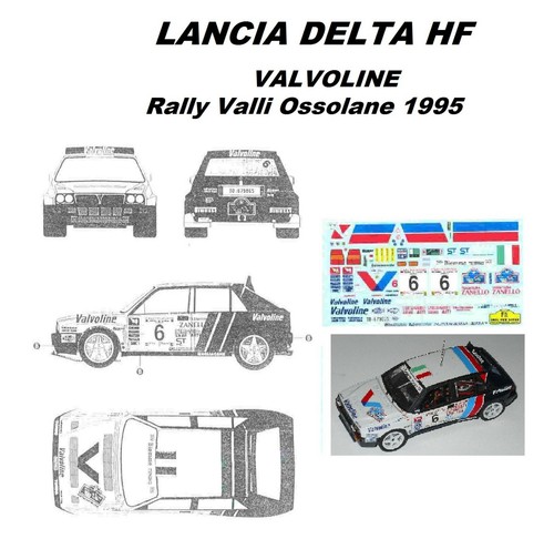 Decal lancia delta - -, hf