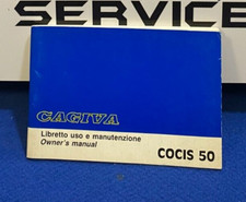 LIBRETTO USO E MANUTENZIONE CAGIVA COCIS 50 NUOVO ORIGINALE 1° SERIE 1988 OTTIMO