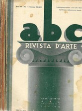 ABC del 1938. Rivista d'arte. Aa.Vv. 1938. .