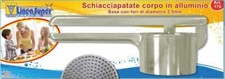 SCHIACCIAPATATE CON FORI 3.5mm