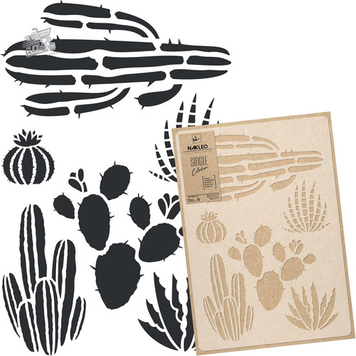 Stencil grandi fiori - grandi,